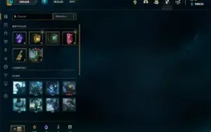 Conta Diamante 1 com 22 Champs e 2 Skins + 8 Fragmentos