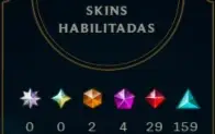 Conta de League of Legends 365 skin
