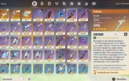 CONTA DE GENSHIN AR 56 7 PERSONAGENS 5 ESTRELAS