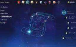 CONTA DE GENSHIN AR 56 7 PERSONAGENS 5 ESTRELAS