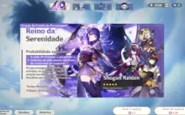 CONTA DE GENSHIN AR 56 7 PERSONAGENS 5 ESTRELAS