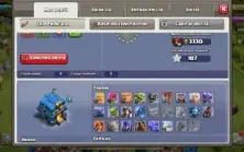 Conta de Clash of Clans CV 12