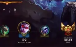 Conta Gold 1 , 22 campeões , 6 skins. borda gold