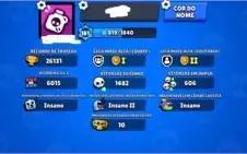 CONTA BRAWL NVL 181 + 50 BRAWLERS FULL