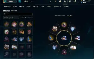 Mestre com 30 Champs e 7 Skins