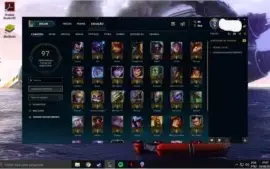 CONTA LVL 61 GOLD 3 37 CAMPEÕES 8 SKINS