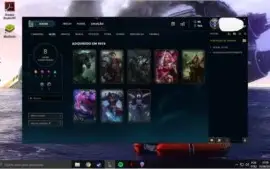 CONTA LVL 61 GOLD 3 37 CAMPEÕES 8 SKINS