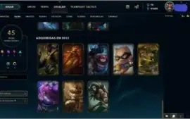ACC COM 41K Essência Azul 92 CHAMPS E 45 SKINS POR R$ 245,99