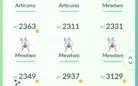 Conta pokémon Go, nvl37 vários lendários, 100% eshinys