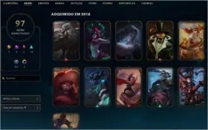 conta de lol
