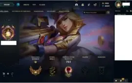 Conta League of Legends Gold IV 473 Skins
