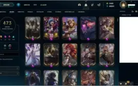 Conta League of Legends Gold IV 473 Skins