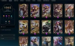 Conta League of Legends 1065+ skins muito conteúdo +TFT