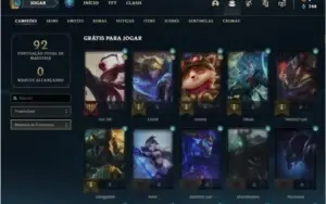 Conta lol Platina 4