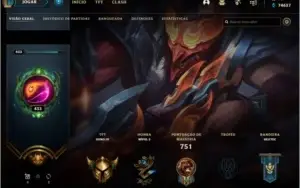 CONTA NVL433 TODOS OS CHAMPS 176SKINS