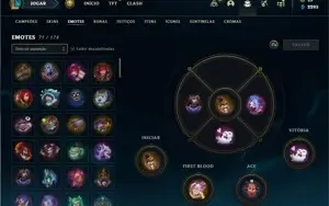 Conta Mestre com 71 Champs e 30 Skins