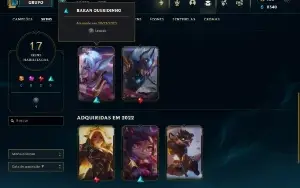 Conta Mestre com MMR de Grão Mestre