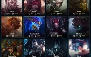 Conta League of legends com muitas skin prata 4