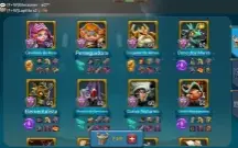 780M+ de T4, 390M+ de poder, vai até K1343, 20 heróis no max