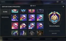 ESMERALDA III 61% WIN RATE + 10 SKINS + 23 CAMPEÕES + PASSE