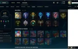 Conta Lv 10 + 400RP + Skin