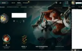 Conta Lv 10 + 400RP + Skin