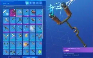 CONTA FORTNITE CAVALEIRO NEGRO RARA