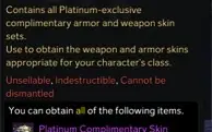 SKIN PLATINUM LOST ARK(KAZEROS)