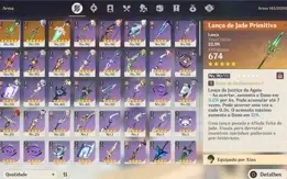 15 PERSONAGENS 5 ESTRELAS + CONSTELAÇÕES + ARMAS 5 ESTRELAS