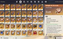 15 PERSONAGENS 5 ESTRELAS + CONSTELAÇÕES + ARMAS 5 ESTRELAS