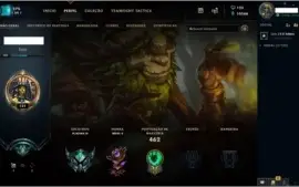 Vendo Conta Platina 4 / Honra 4 / Com 142 Skins