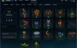 conta com quase todos os champ