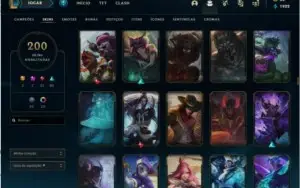 conta de lol, platina 4/2 2020,182 skins