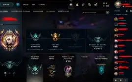 conta de lol, platina 4/2 2020,182 skins