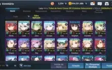 Conta Grand Chase MOBILE FULL CHARS CHASER| LV135 |1.3K Dano