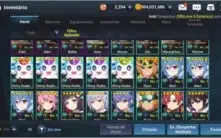 Conta Grand Chase MOBILE FULL CHARS CHASER| LV135 |1.3K Dano