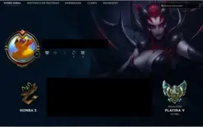 CONTA DE LEAGUE OF LEGENDS