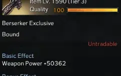 Conta Lost Ark - Main Zerker +20 100% Quality - Striker +20