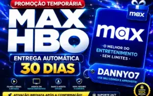 HBO Max – Tela Privada 🔒 | 30 Dias