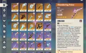 GENSHIN AR 56 WHALE — 15 5*: Ganyu, Xiao, Zhongli, Baal