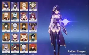 GENSHIN AR 56 WHALE — 15 5*: Ganyu, Xiao, Zhongli, Baal