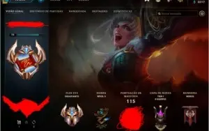 Conta Challenger Flex com Rammus Rei e Riven S2