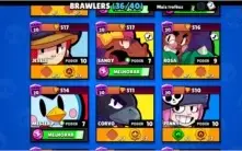Conta brawl stars 24 skins
