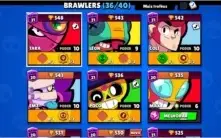 Conta brawl stars 24 skins