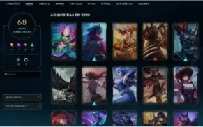 Vendo conta League of Legends