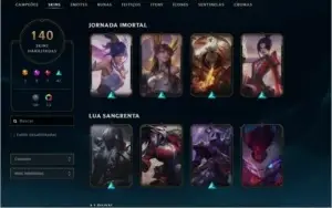 conta platina lol