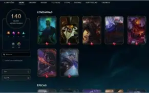 conta platina lol