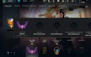 Conta LoL Rank Elo MESTRE Season Temporada 14