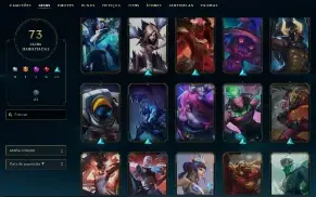 6628 Rp - 73 Skins - 60 Essencias Miticas League Of Legends