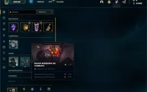 Conta ouro 4 com 21 Champs e 1 Skin + 3 Fragmentos